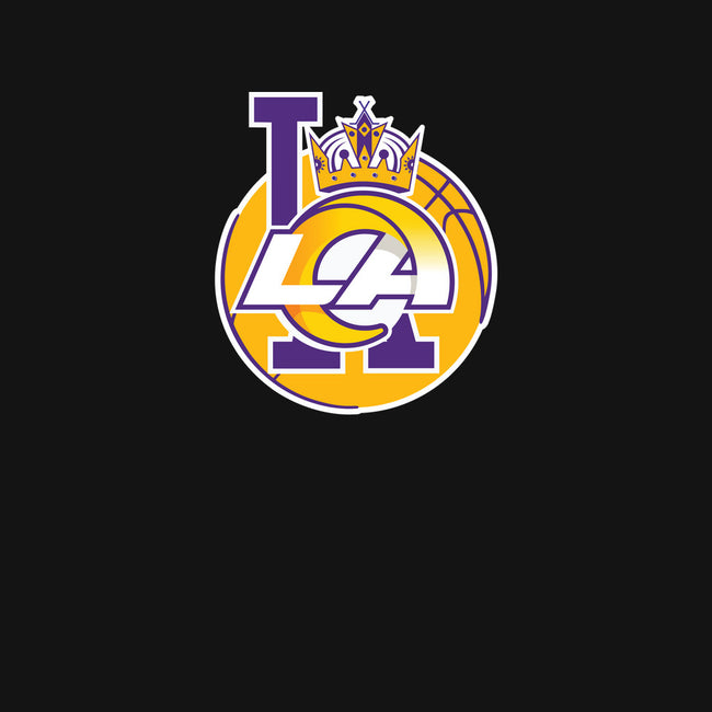 Los Angeles Logo Mashup-unisex basic tank-RivalTees