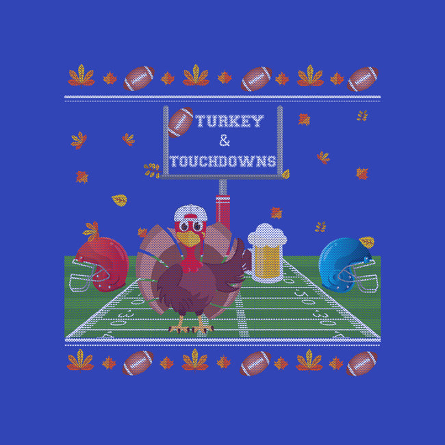 Turkey and Touchdowns-mens premium tee-RivalTees