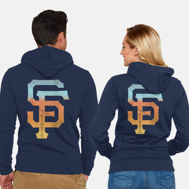 SF-unisex zip-up sweatshirt-RivalTees