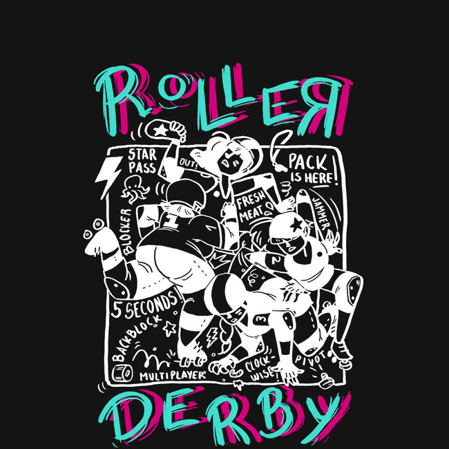 Roller Derby Chaos-mens basic tee-theteenosaur