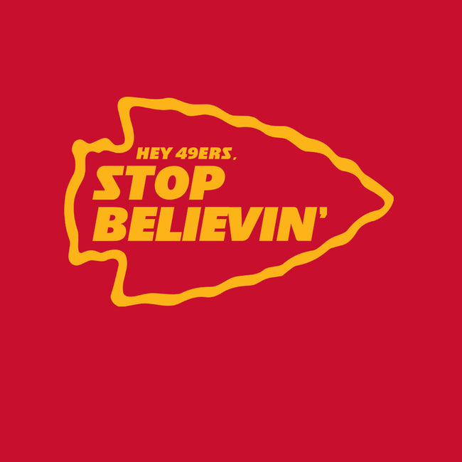 Stop Believin-unisex basic tank-RivalTees
