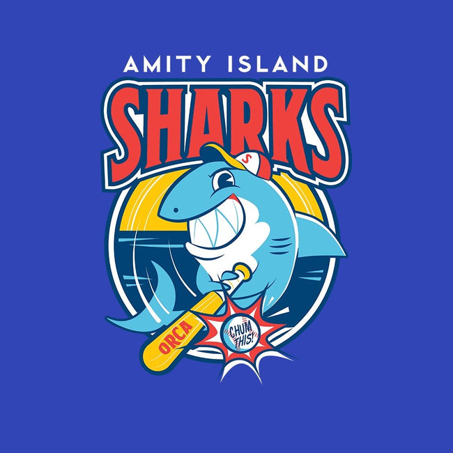 Amity Island Sharks-womens basic tee-Dave Perillo