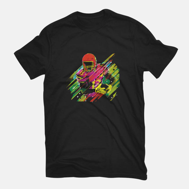 Race to the Touchdown-womens fitted tee-Frederic Levy-Hadida