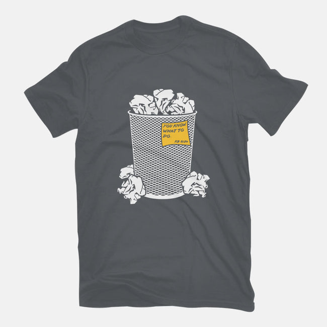 Trash Can Tradition-womens fitted tee-christopher perkins