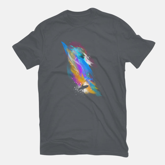 Space Surfin'-womens fitted tee-Frederic Levy-Hadida