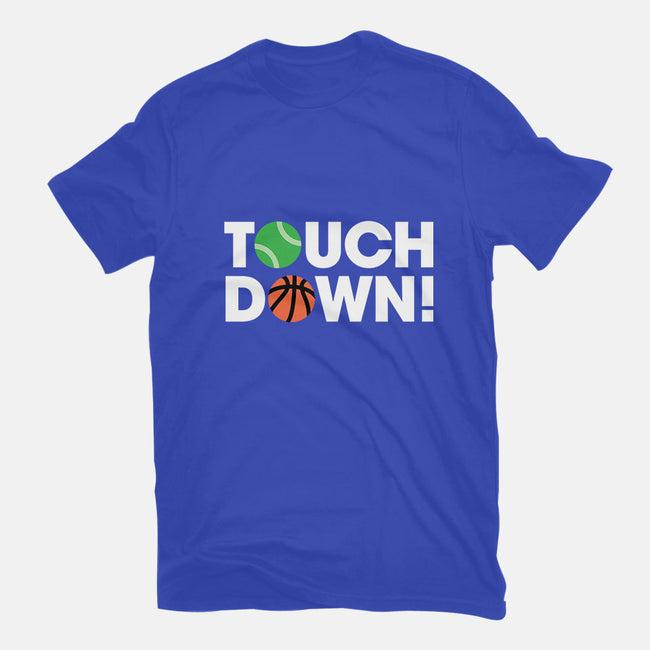 Touchdown-womens basic tee-Andrew Gregory