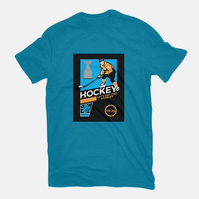 8Bit Hockey-womens fitted tee-christopher perkins