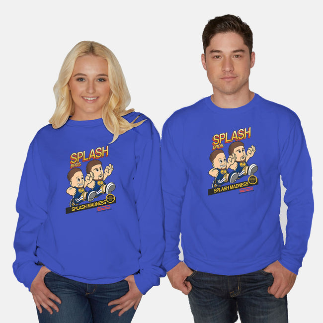 Super Splash Bros-unisex crew neck sweatshirt-Bet Mac