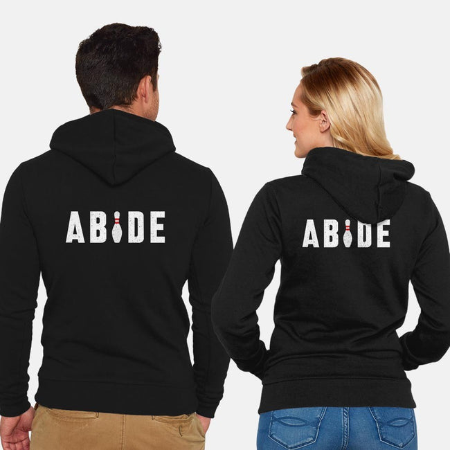 Abide-unisex zip-up sweatshirt-lunchboxbrain