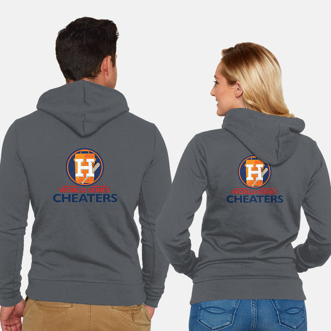World Series Cheaters-unisex zip-up sweatshirt-TrentWorden