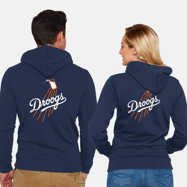 Major League Droogs-unisex zip-up sweatshirt-karlangas