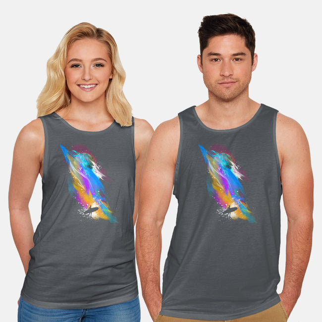Space Surfin'-unisex basic tank-Frederic Levy-Hadida