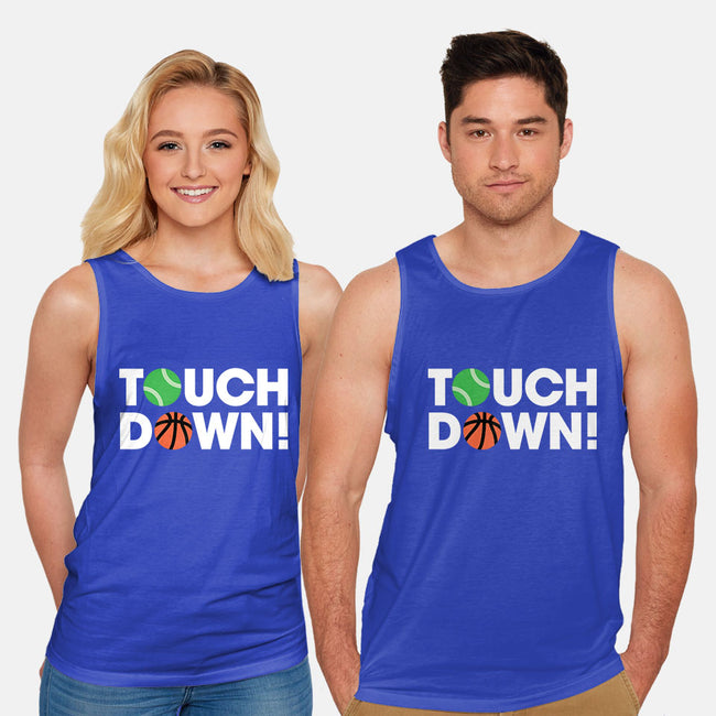 Touchdown-unisex basic tank-Andrew Gregory