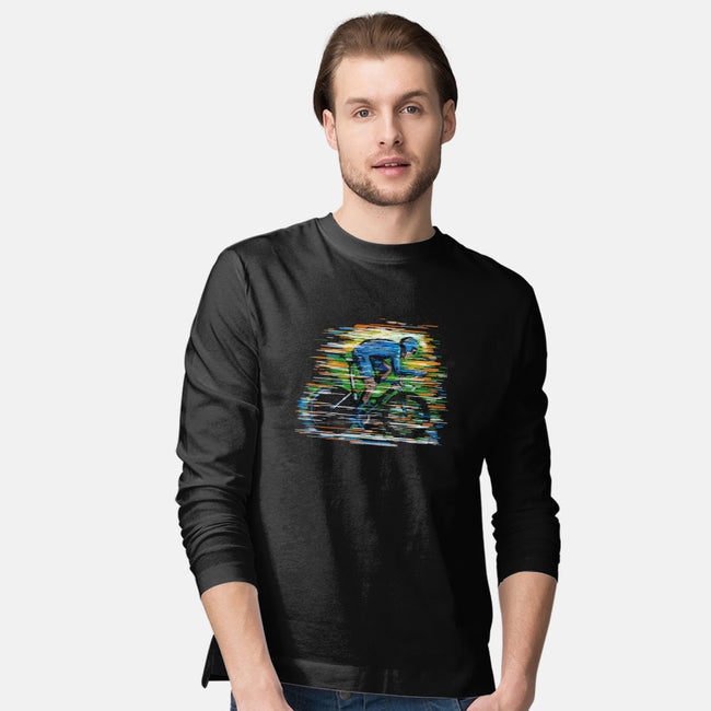 Pedal For The Win-mens long sleeved tee-Frederic Levy-Hadida
