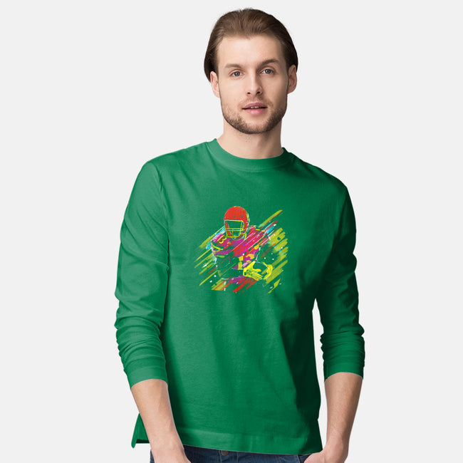 Race to the Touchdown-mens long sleeved tee-Frederic Levy-Hadida