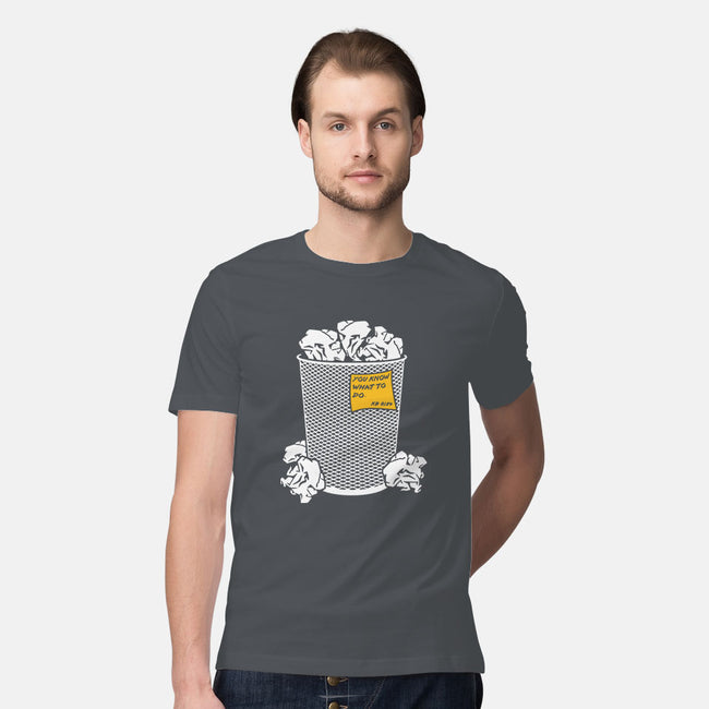 Trash Can Tradition-mens premium tee-christopher perkins