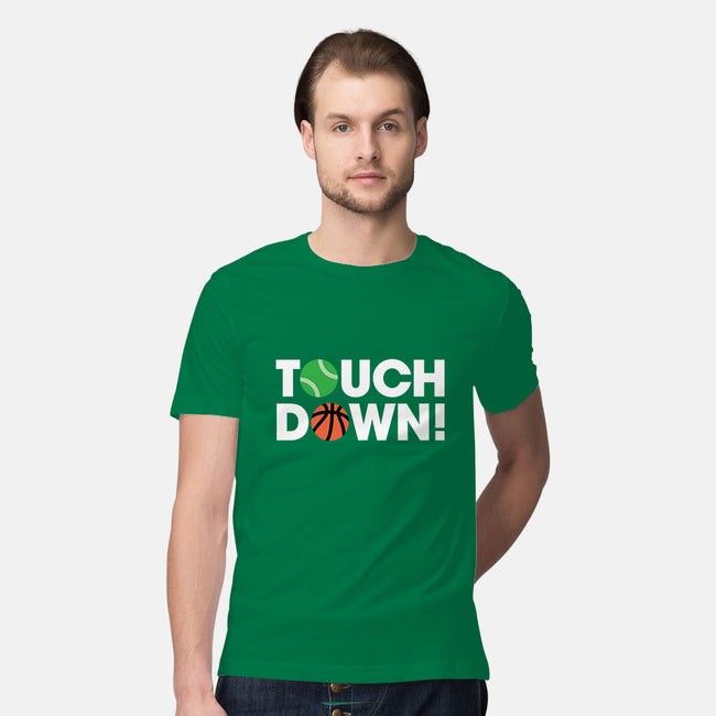 Touchdown-mens premium tee-Andrew Gregory