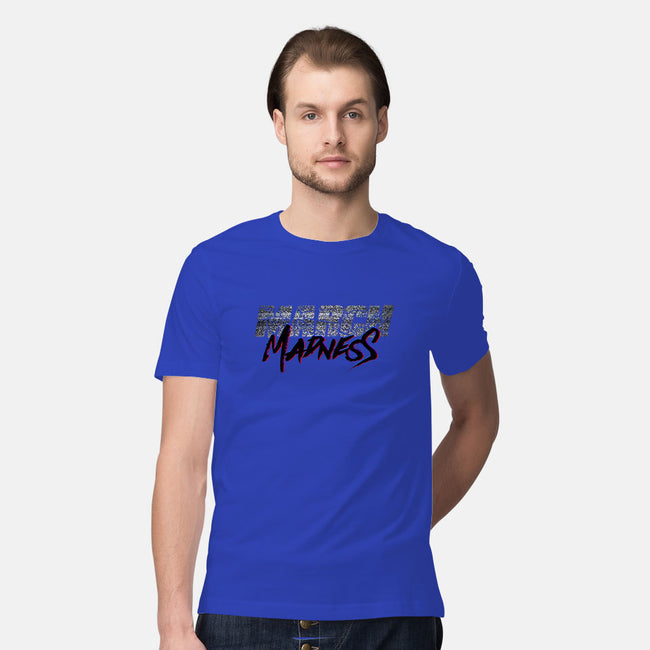 March Madness Live!-mens premium tee-RivalTees