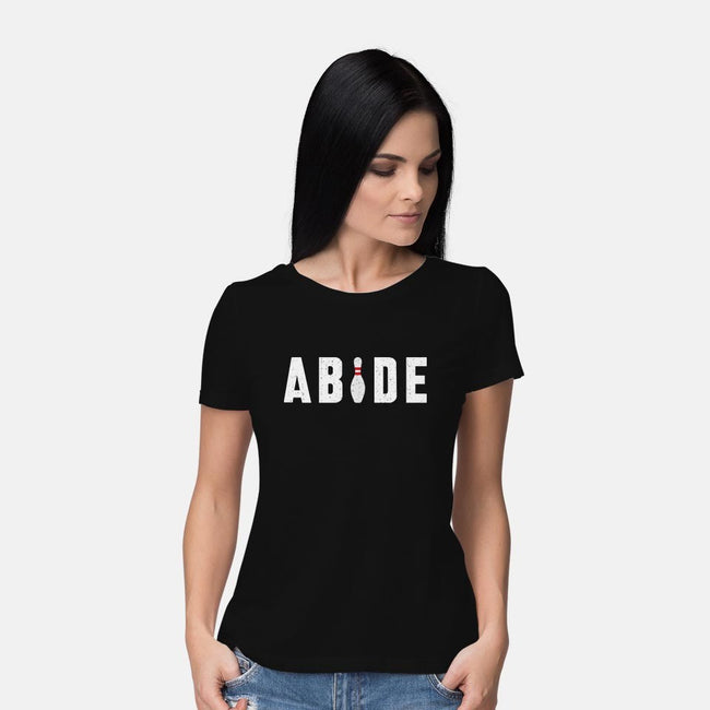 Abide-womens basic tee-lunchboxbrain