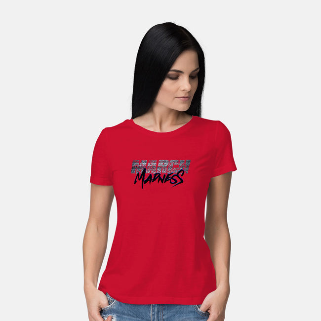 March Madness Live!-womens basic tee-RivalTees