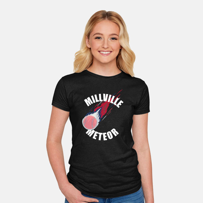 Millville Meteor-womens fitted tee-RivalTees