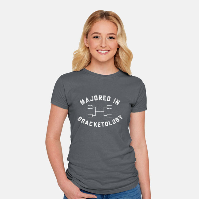 Bracketology-womens fitted tee-christopher perkins