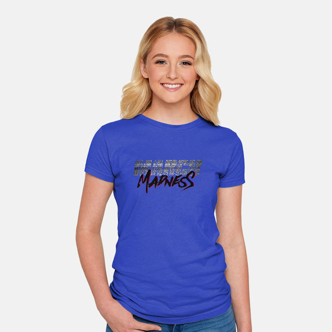March Madness Live!-womens fitted tee-RivalTees