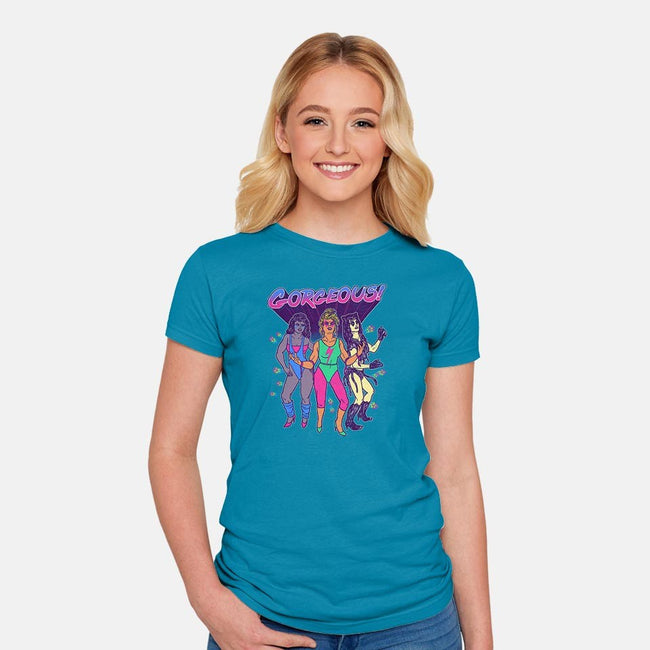 Gorgeous!-womens fitted tee-wytrab8